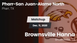 Matchup: PSJA North vs. Brownsville Hanna  2020