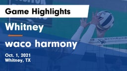 Whitney  vs waco harmony Game Highlights - Oct. 1, 2021