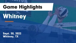 Whitney  Game Highlights - Sept. 30, 2022