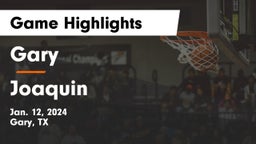 Gary  vs Joaquin  Game Highlights - Jan. 12, 2024
