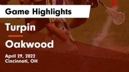 Turpin  vs Oakwood  Game Highlights - April 29, 2022