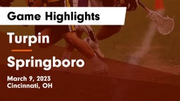 Turpin  vs Springboro  Game Highlights - March 9, 2023