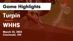 Turpin  vs WHHS Game Highlights - March 23, 2023