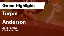 Turpin  vs Anderson  Game Highlights - April 13, 2023