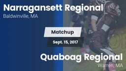 Matchup: Narragansett vs. Quaboag Regional  2017