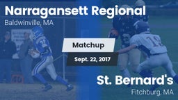Matchup: Narragansett vs. St. Bernard's  2017