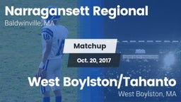 Matchup: Narragansett vs. West Boylston/Tahanto  2017