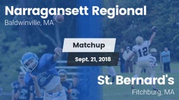 Matchup: Narragansett vs. St. Bernard's  2018