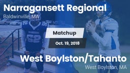 Matchup: Narragansett vs. West Boylston/Tahanto  2018