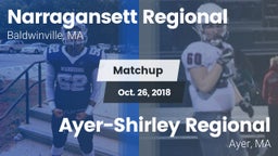Matchup: Narragansett vs. Ayer-Shirley Regional  2018