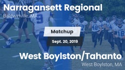Matchup: Narragansett vs. West Boylston/Tahanto  2019