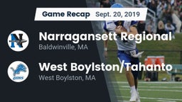 Recap: Narragansett Regional  vs. West Boylston/Tahanto  2019