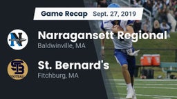Recap: Narragansett Regional  vs. St. Bernard's  2019