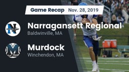 Recap: Narragansett Regional  vs. Murdock  2019