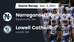 Recap: Narragansett Regional  vs. Lowell Catholic  2021