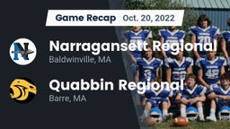 Recap: Narragansett Regional  vs. Quabbin Regional  2022