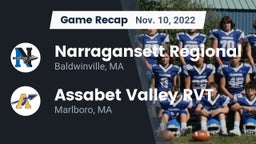 Recap: Narragansett Regional  vs. Assabet Valley RVT  2022