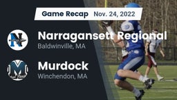 Recap: Narragansett Regional  vs. Murdock  2022