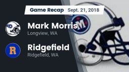 Recap: Mark Morris  vs. Ridgefield  2018
