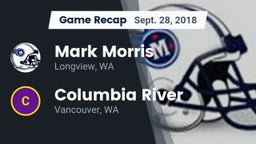Recap: Mark Morris  vs. Columbia River  2018