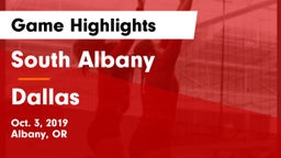 South Albany  vs Dallas  Game Highlights - Oct. 3, 2019