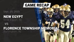 Recap: New Egypt  vs. Florence Township Memorial  2015