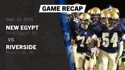 Recap: New Egypt  vs. Riverside  2015