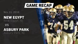 Recap: New Egypt  vs. Asbury Park  2016