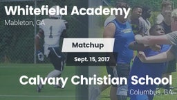 Matchup: Whitefield Academy vs. Calvary Christian School 2017