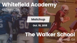 Matchup: Whitefield Academy vs. The Walker School 2018