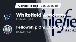 Recap: Whitefield Academy vs. Fellowship Christian School 2018