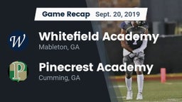 Recap: Whitefield Academy vs. Pinecrest Academy  2019
