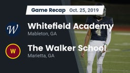 Recap: Whitefield Academy vs. The Walker School 2019