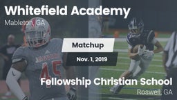 Matchup: Whitefield Academy vs. Fellowship Christian School 2019