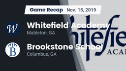 Recap: Whitefield Academy vs. Brookstone School 2019