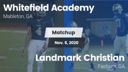 Matchup: Whitefield Academy vs. Landmark Christian  2020