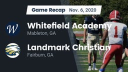 Recap: Whitefield Academy vs. Landmark Christian  2020
