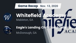 Recap: Whitefield Academy vs. Eagle's Landing Christian Academy  2020