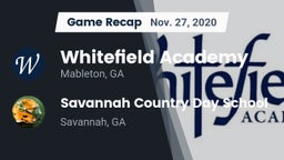 Recap: Whitefield Academy vs. Savannah Country Day School 2020