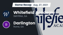 Recap: Whitefield Academy vs. Darlington  2021