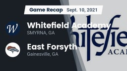 Recap: Whitefield Academy vs. East Forsyth  2021