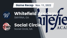 Recap: Whitefield Academy vs. Social Circle  2022