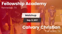 Matchup: Fellowship Academy vs. Calvary Christian  2017