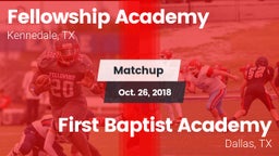 Matchup: Fellowship Academy vs. First Baptist Academy 2018