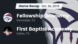 Recap: Fellowship Academy vs. First Baptist Academy 2018