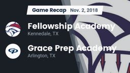 Recap: Fellowship Academy vs. Grace Prep Academy 2018