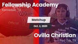 Matchup: Fellowship Academy vs. Ovilla Christian  2020