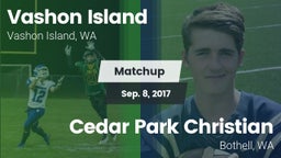 Matchup: Vashon Island High vs. Cedar Park Christian  2017
