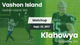 Matchup: Vashon Island High vs. Klahowya  2017