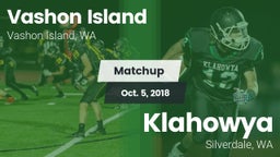 Matchup: Vashon Island High vs. Klahowya  2018
